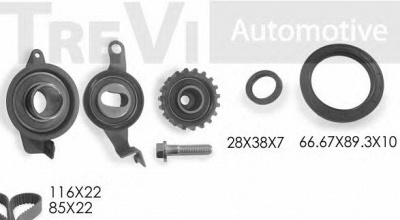 TREVI AUTOMOTIVE kd1041s -  Комплект ремня ГРМ